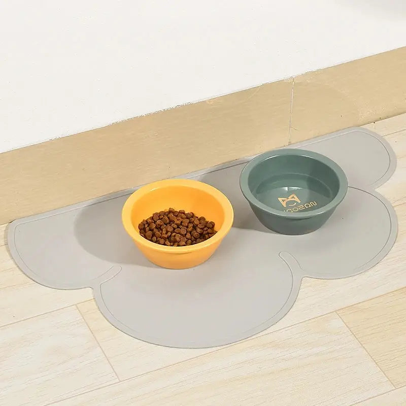 Tapete de Alimentação Antivazamento Petelícia – Silicone Impermeável e Antiderrapante